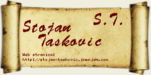 Stojan Tasković vizit kartica